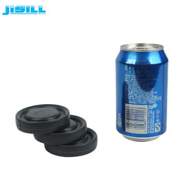OEM Reusable Round Beer Holder Cooler Hdpe Hard Plastic 6.4cm X 1.5cm