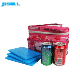 Food Grade HDPE Lunch Ice Packs Cool Coolers For Outdoor Picnic 19*12.5*1cm Size